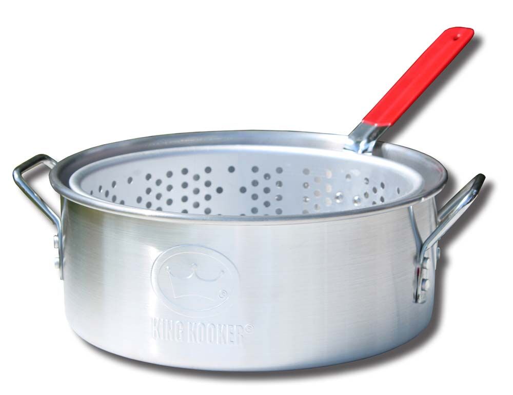 image of Aluminum Deep Fryer Pan, 10 qt