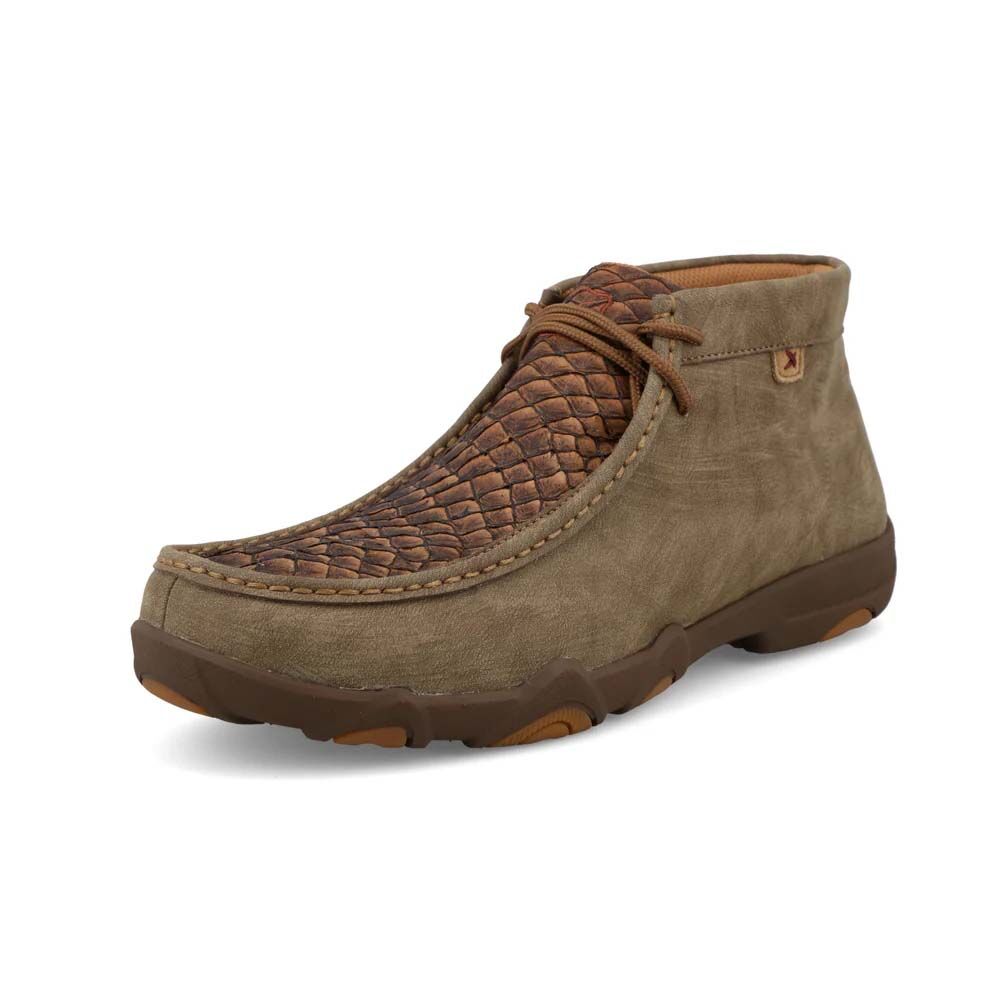 image of Men's Chukka UltraLite X™ Driving Moc, Tan/Shitake