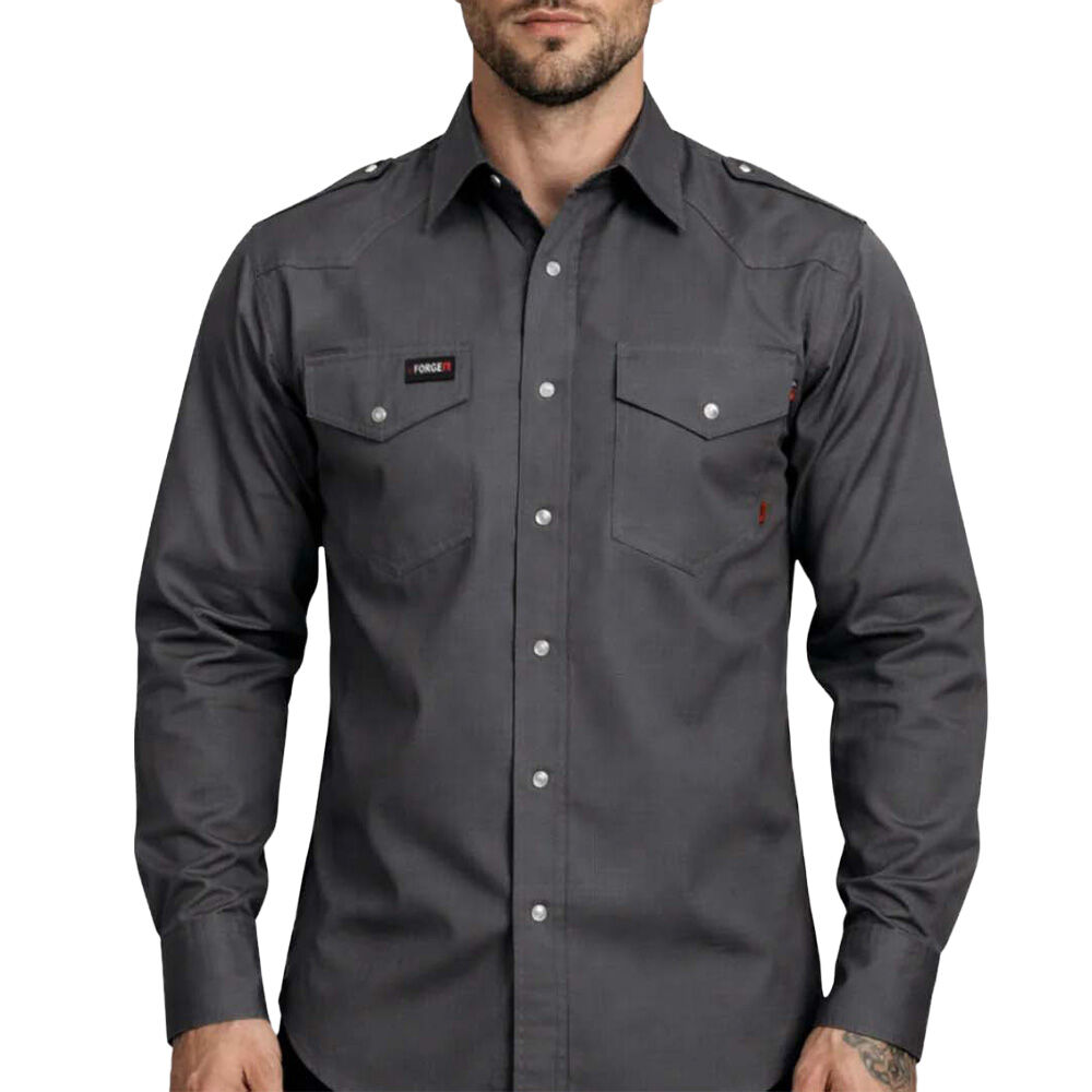 image of Men's FR Snap Button Nap Ripstop Shirt
