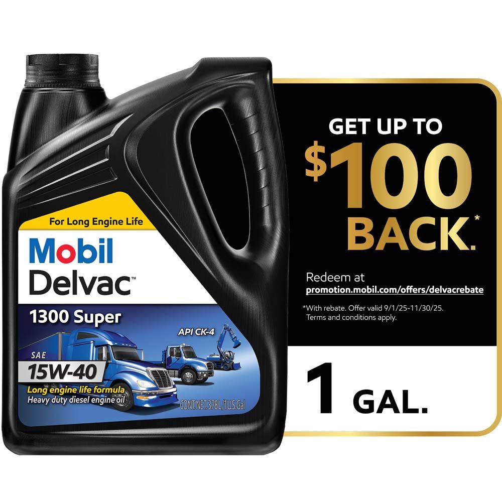 image of 5W-40 Delvac 1300 Motor Oil, 1 gal