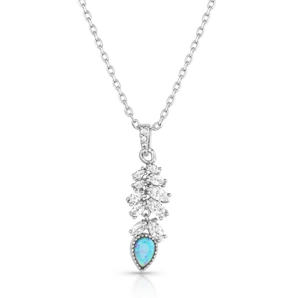 image of Mystic Falls Opal Crystal Necklace
