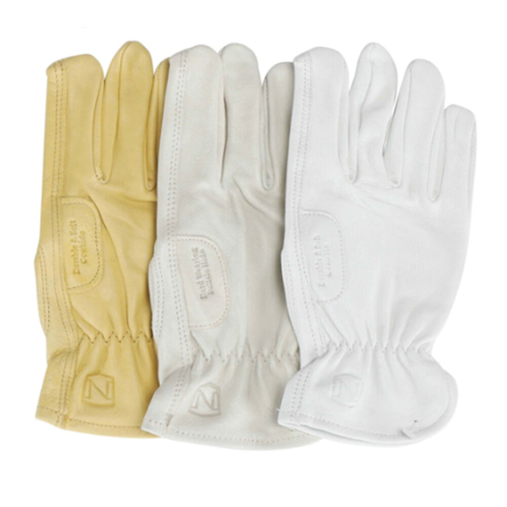 image of Men's Leather Work Gloves, 3 pk