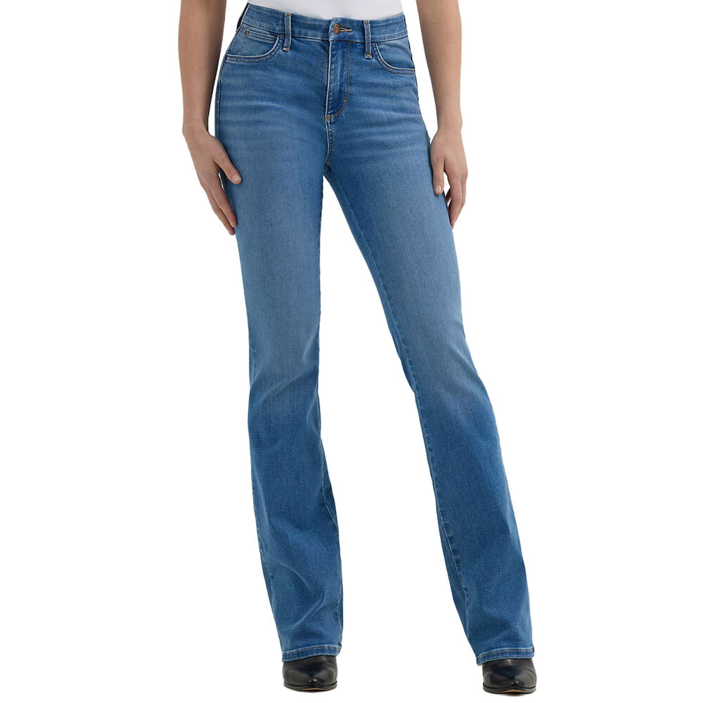 image of Wrangler Women's Bespoke High Rise Bootcut Jean- Palmer