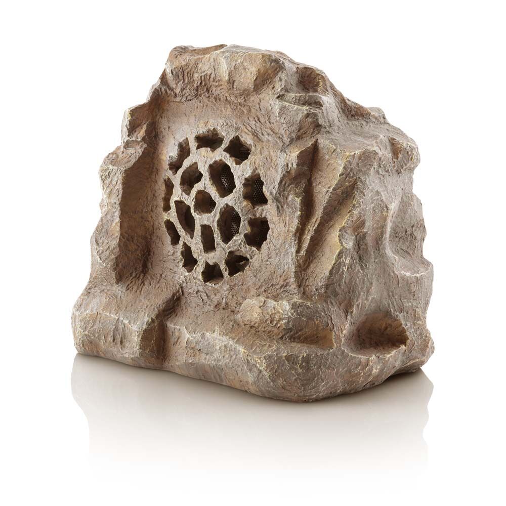 image of Solar Bluetooth Rock Speaker, Brown