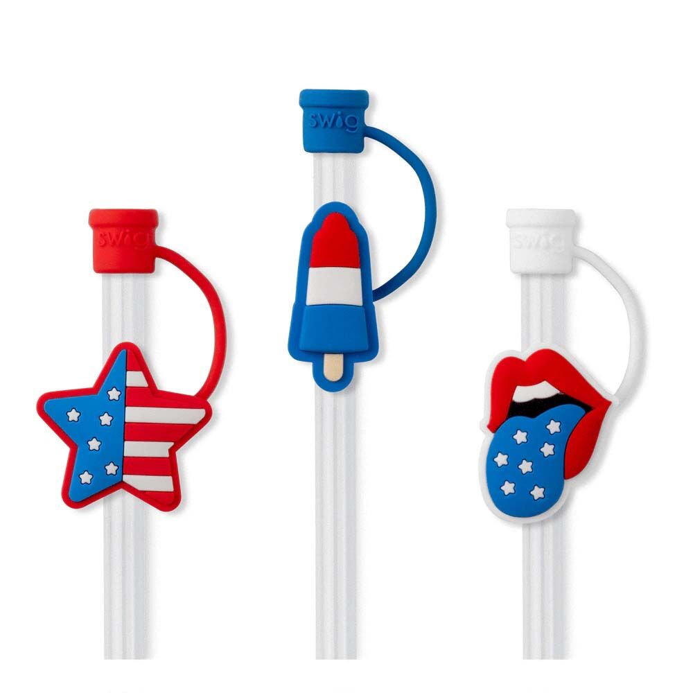image of All American Straw Topper Set