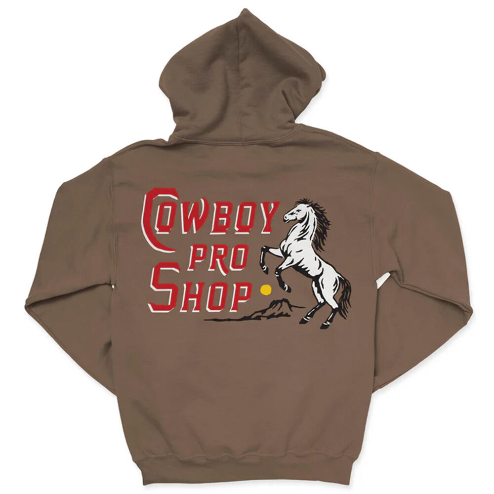 image of Men's Cowboy Pro Shop Hoodie, Light Brown
