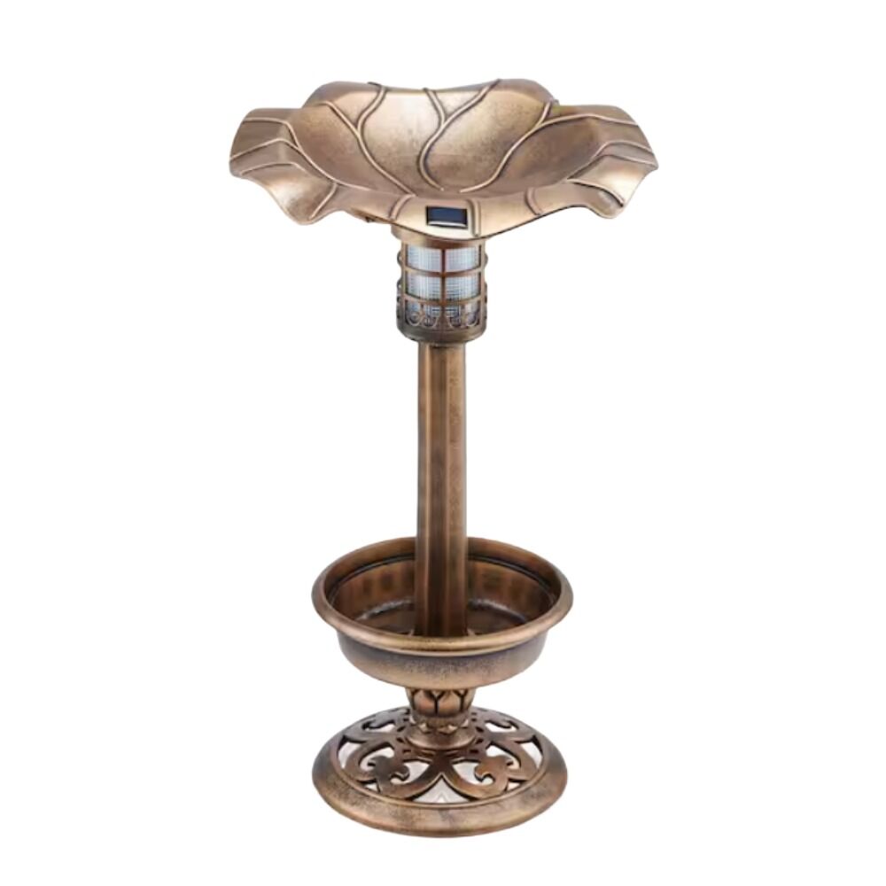 image of Solar Birdbath, Bronze
