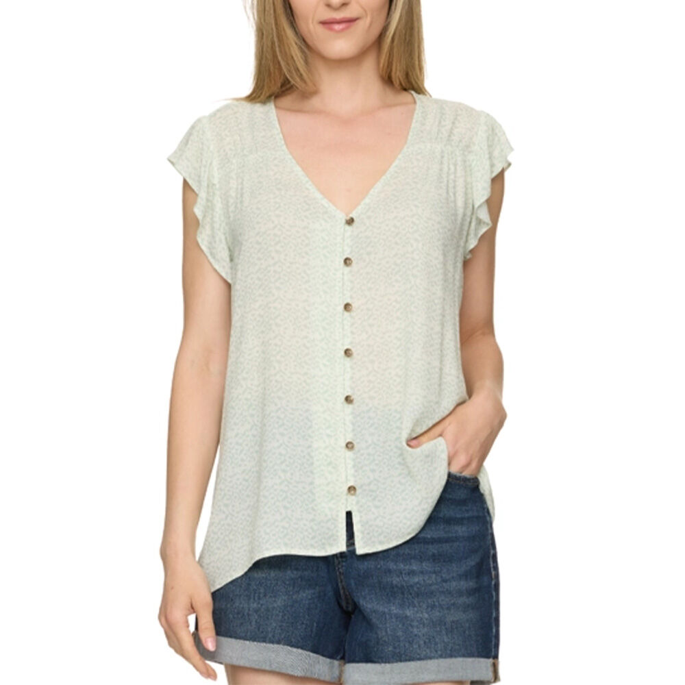 image of Women's Loretta Flutter Sleeve Top