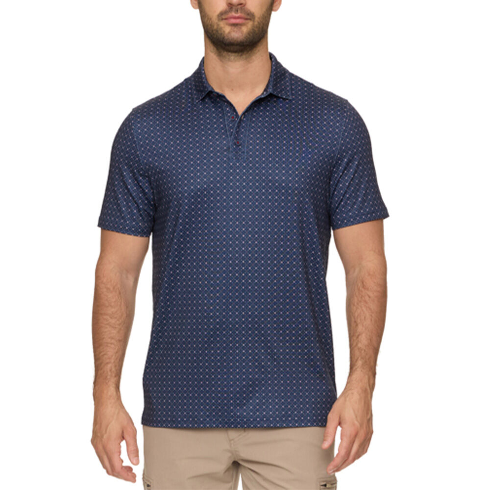 image of Men's Benedict Geo Print Polo