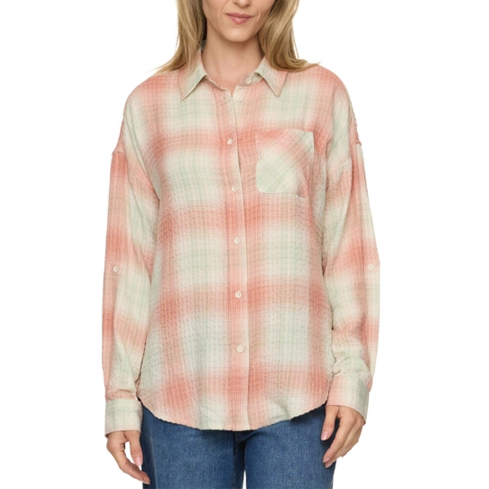 image of Women's Emma Long Sleeve Boyfriend Shirt