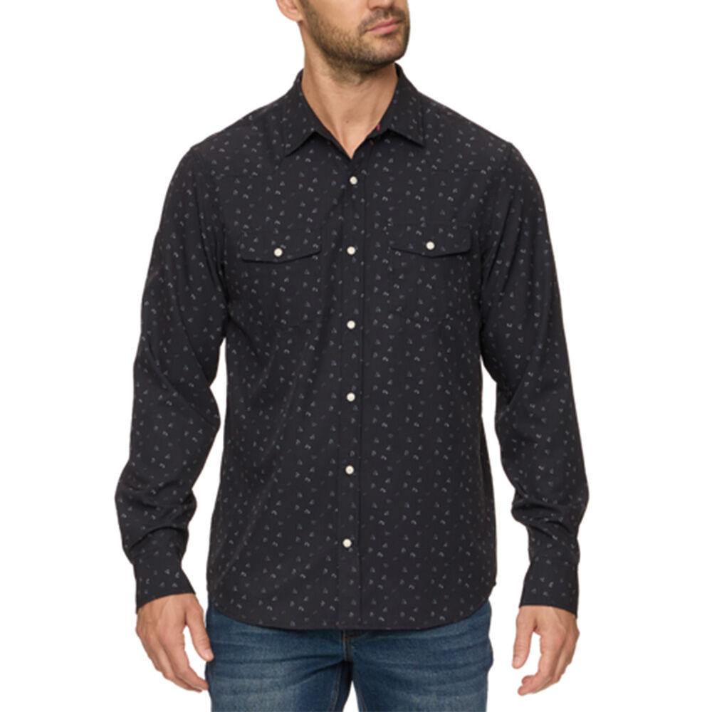 image of Men's Harold Performance Western Print Shirt
