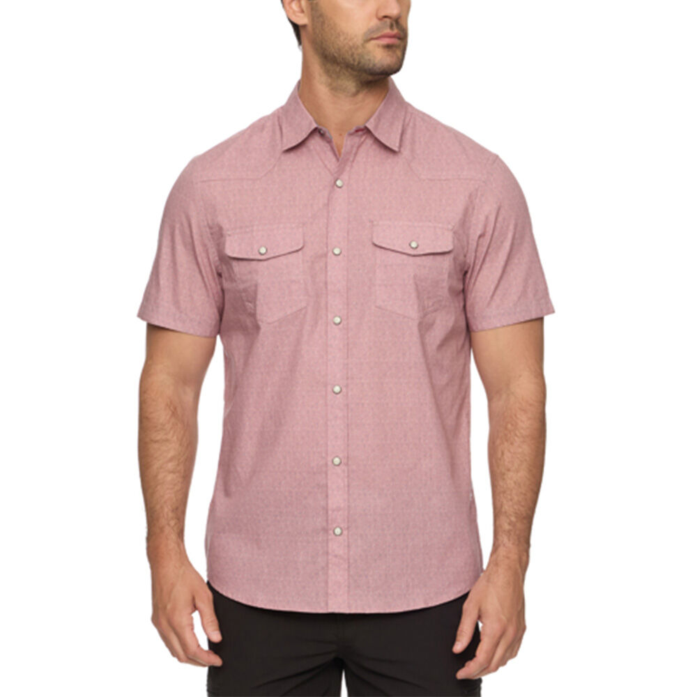 image of Men's Lennox Short Sleeve Geo Print Shirt