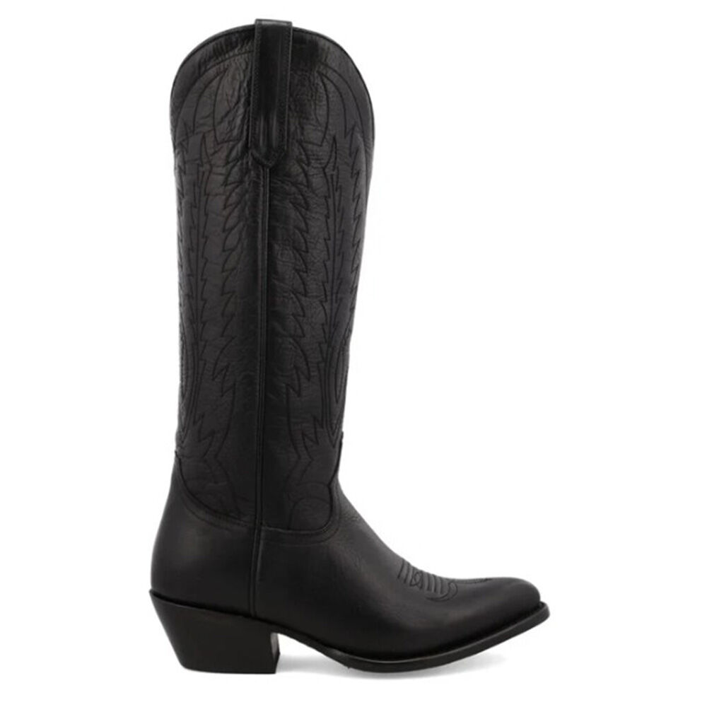 image of Women's Almond Toe Eden Boots- Black