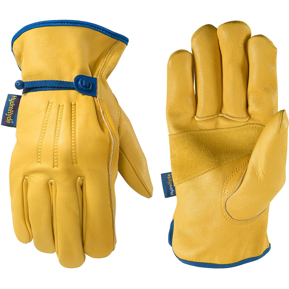 image of Men's Leather Driver Saddletan Gloves
