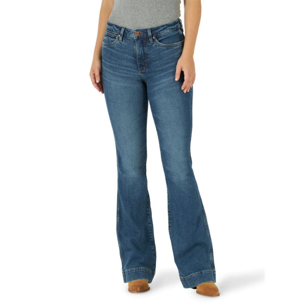 image of Women's Retro Hadley Flare Leg Trouser Jeans