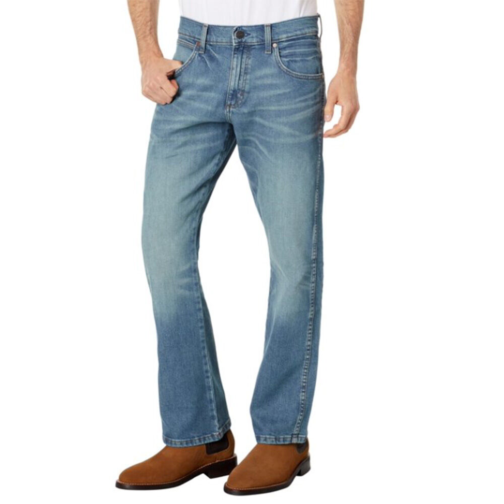 image of Mens Retro Oleson Slim Fit Bootcut Jeans