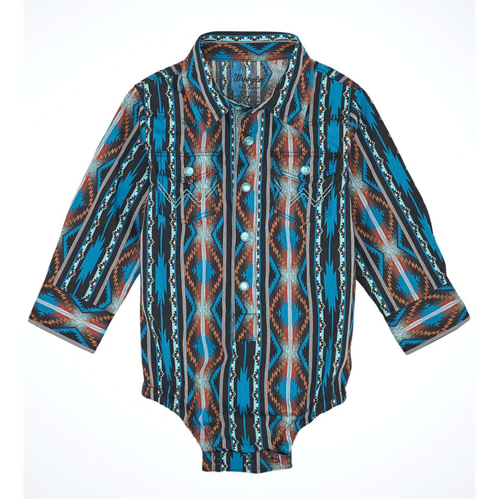 image of Infant/Toddler Boy's Checotah Long Sleeve Onesie