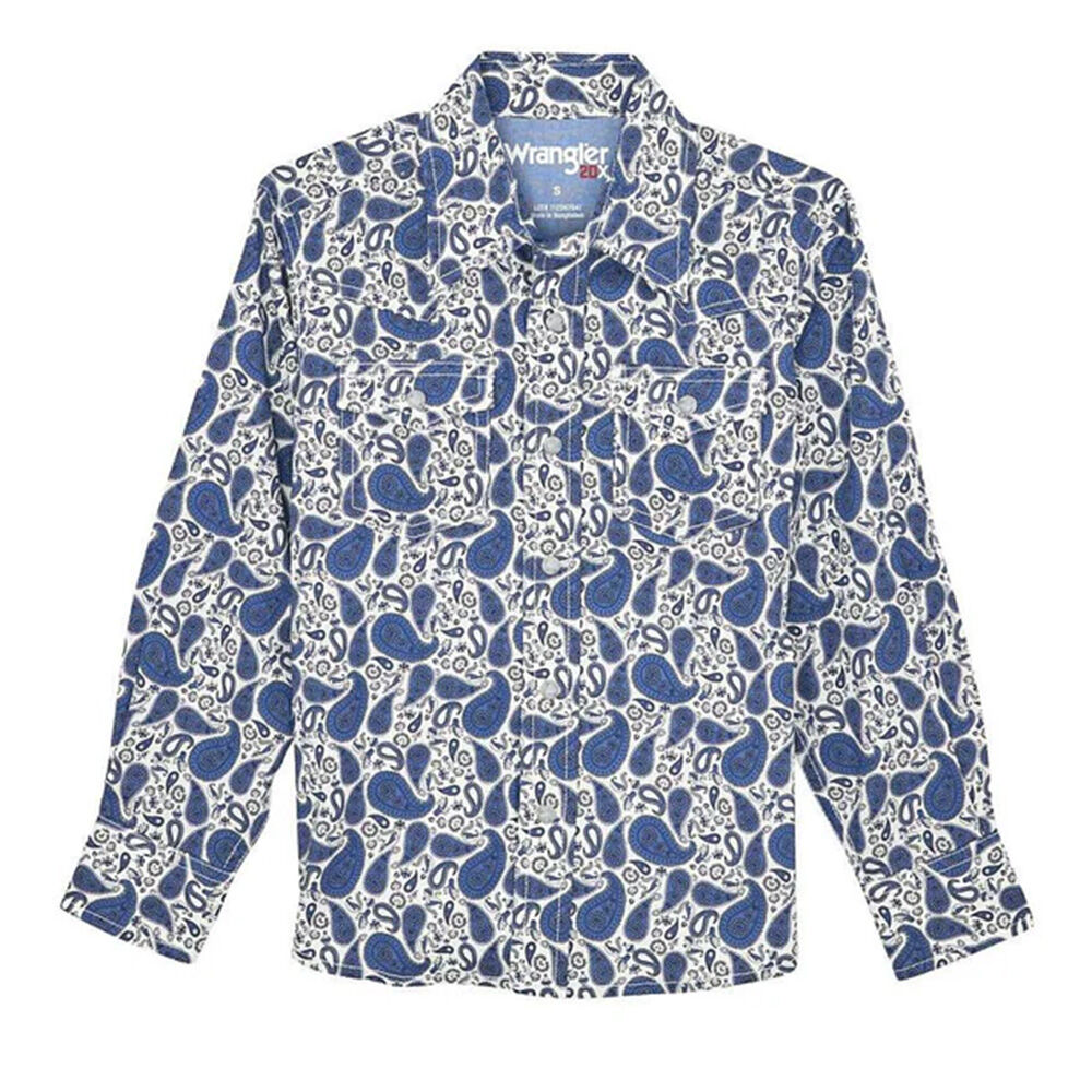 image of Boy's 20X Advanced Comfort Western Long Sleeve Shirt