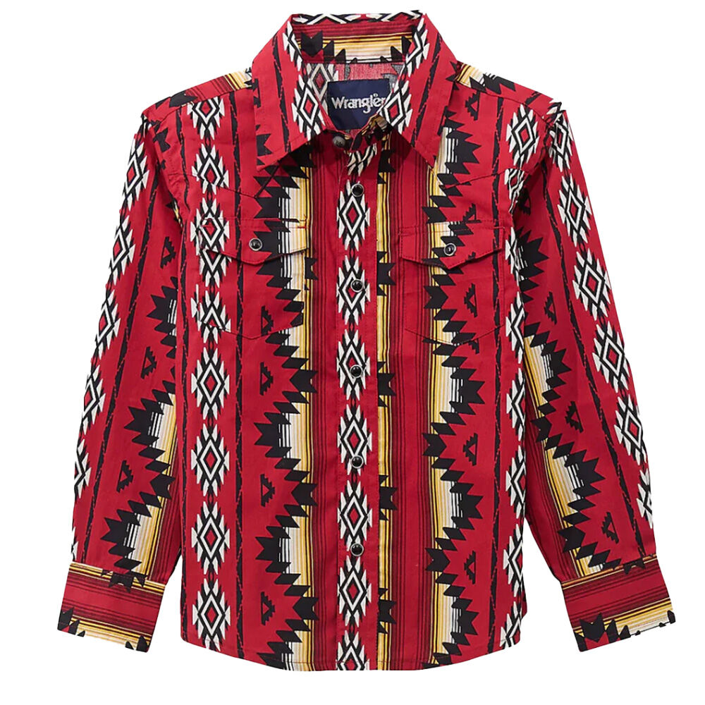 image of Boy's Checotah Long Sleeve Snap Shirt