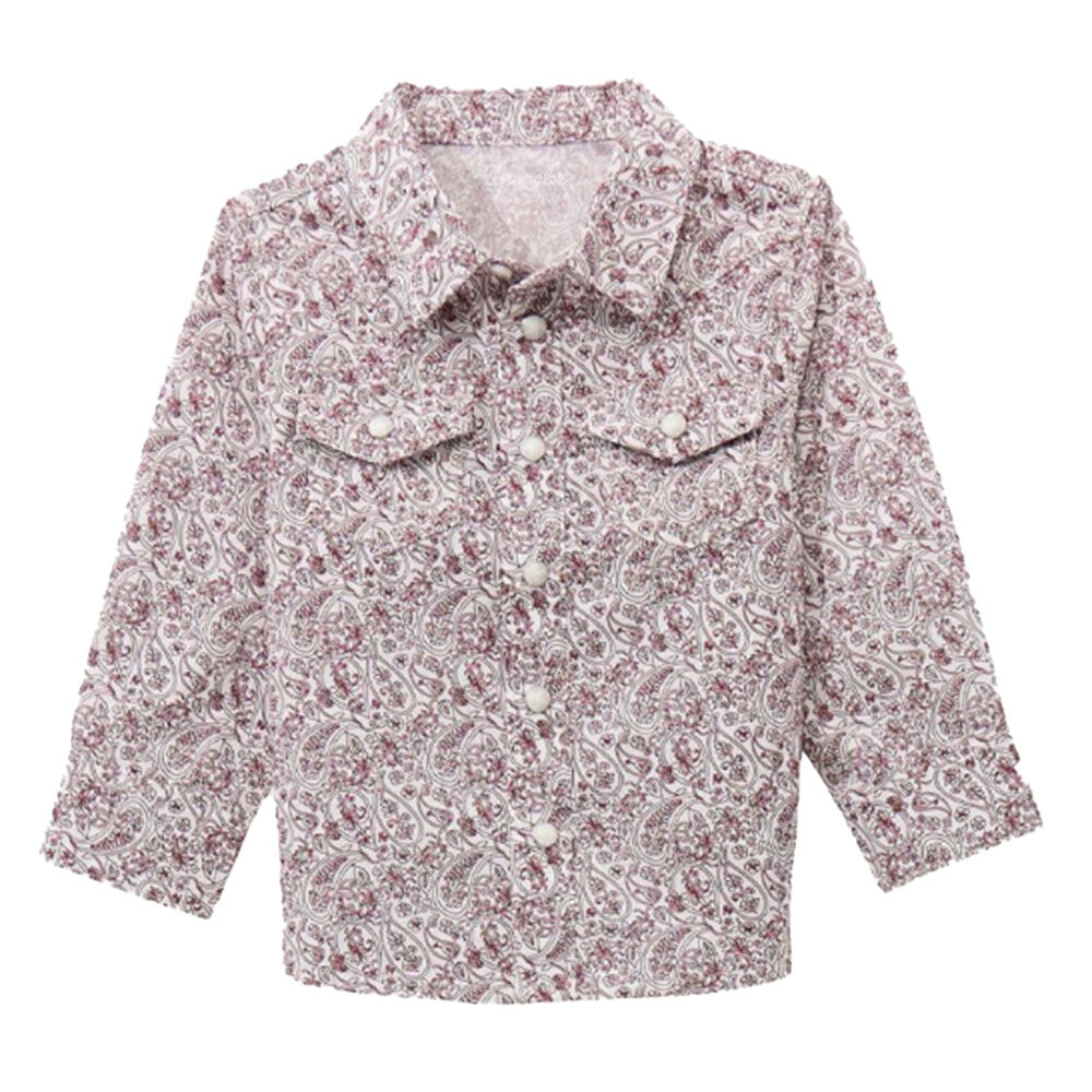 image of Infant/Toddler Boy's Paisley Long Sleeve Shirt