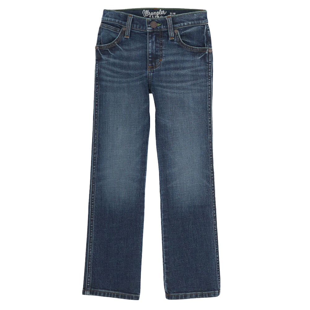image of Boy's Retro Jasper Slim Fit Straight Leg Jeans