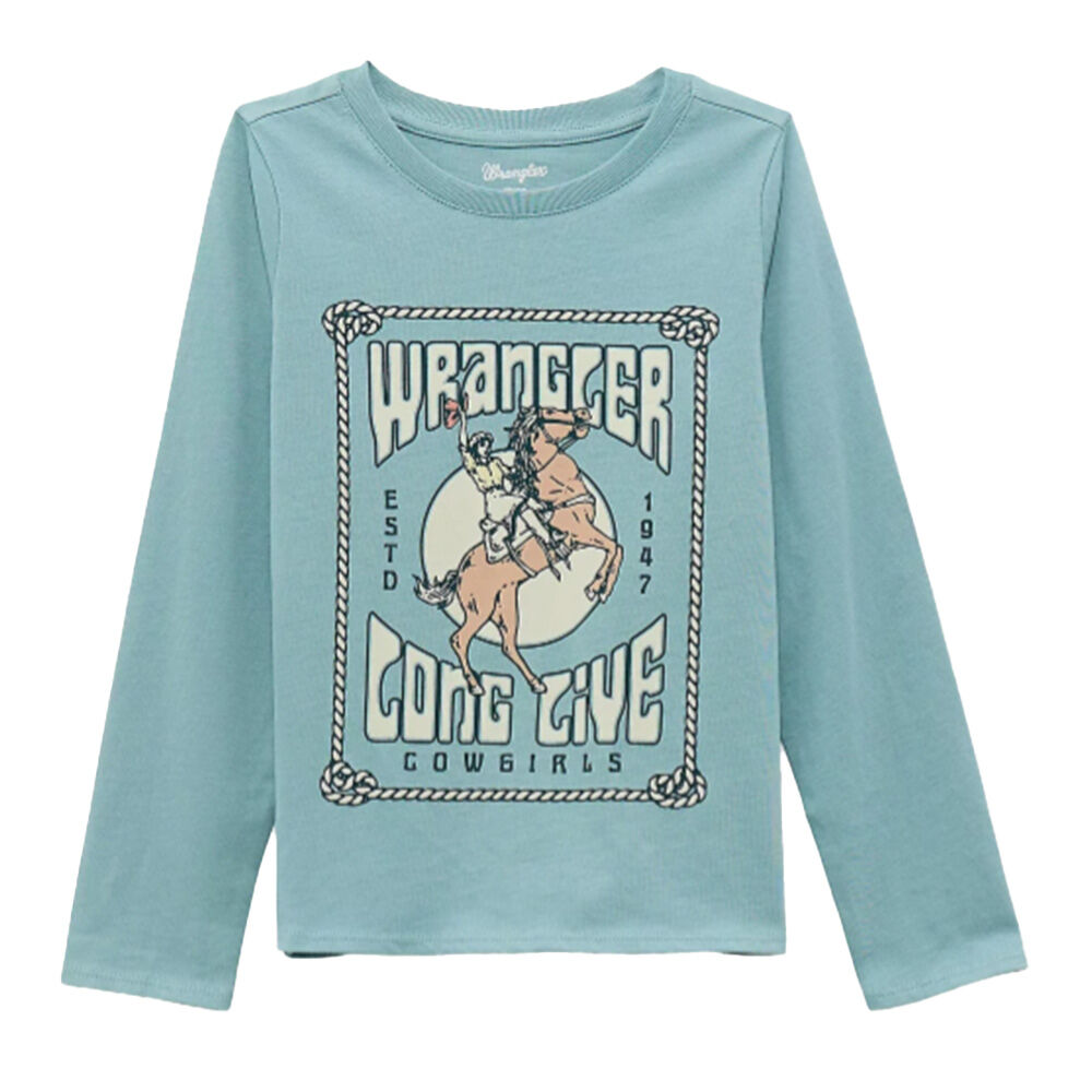 image of Girl's Western Long Live Long Sleeve Tee