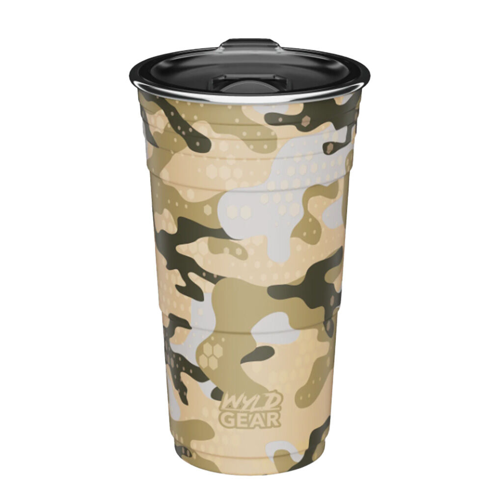 image of Stainless Steel Tumbler- Desert Camo