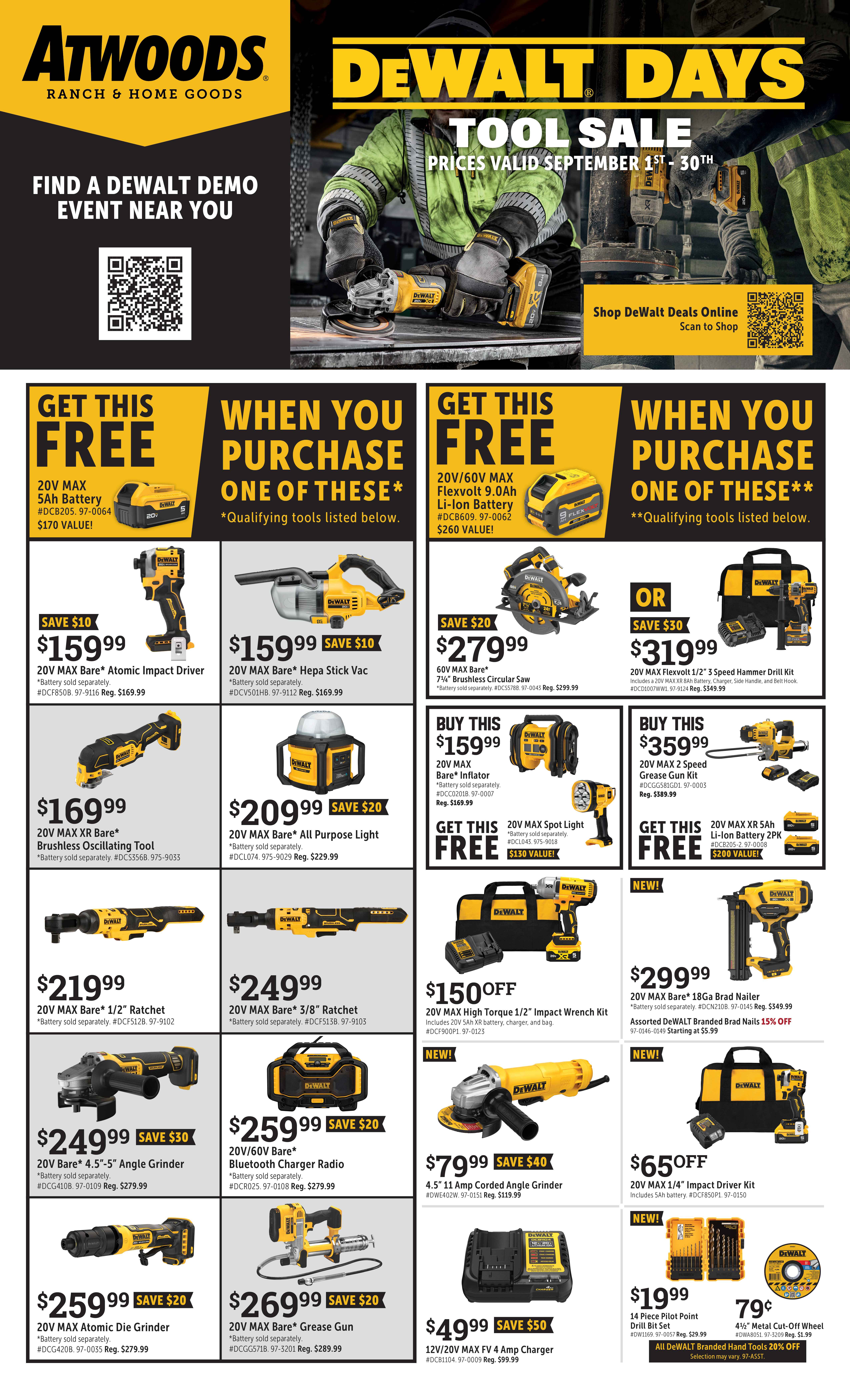 image of September 2026 DeWalt Days