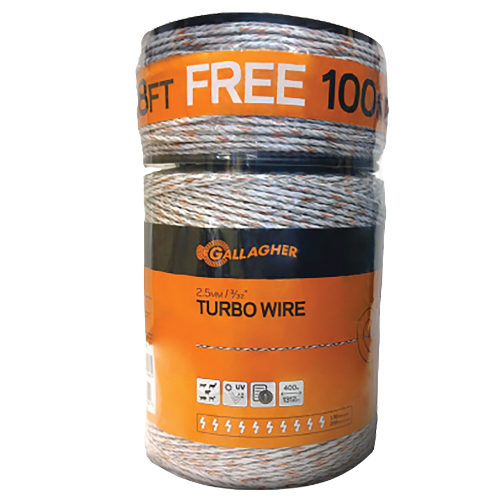 image of Turbo Wire, White, 1312 ft