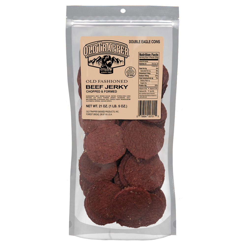 image of Double Eagle Beef Jerky Rounds- Old Fashioned, 21 oz